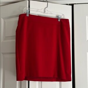 Talbot’s red wool skirt size 14P. Gently used condition.